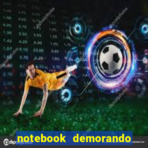 notebook demorando para ligar tela preta